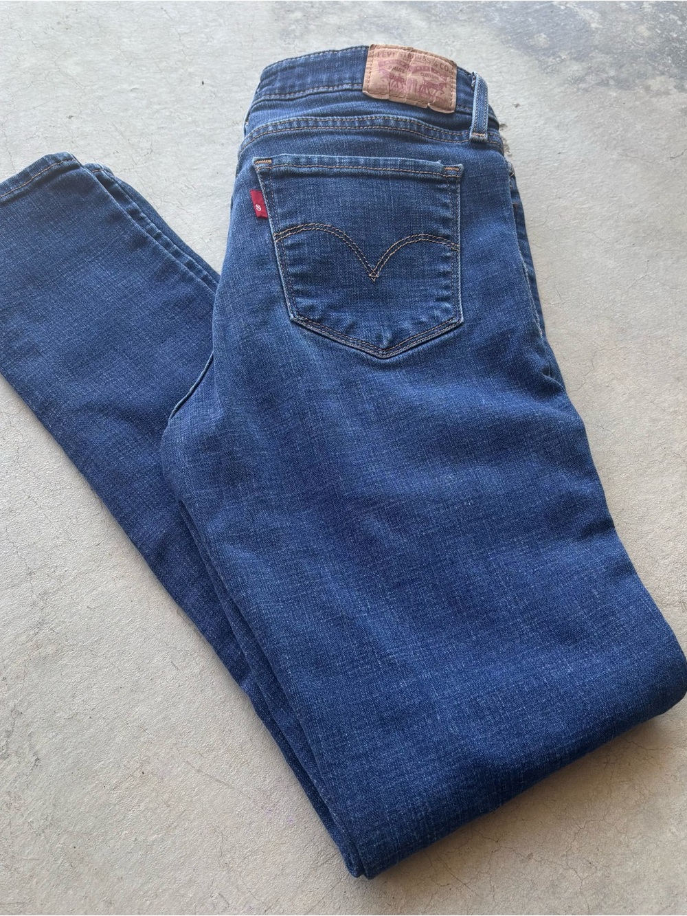 Levi's Women’s Dark Blue Slim Jeans 711 Size 28